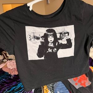 Zombie make out club crop top